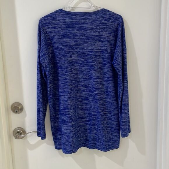 SPLENDID  space dyed jersey side zip tunic long sleeve top xs - Picture 4 of 6